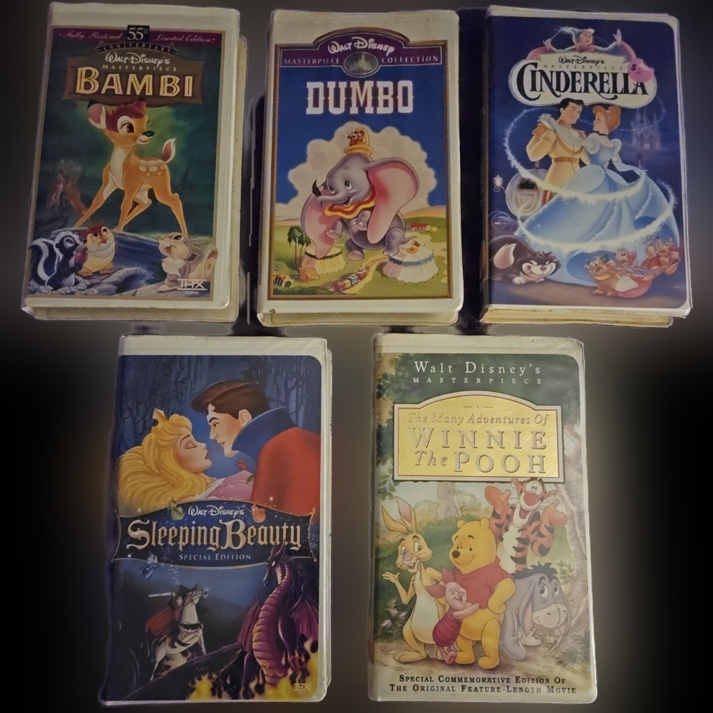 Vintage Bundle VHS Disney Classics